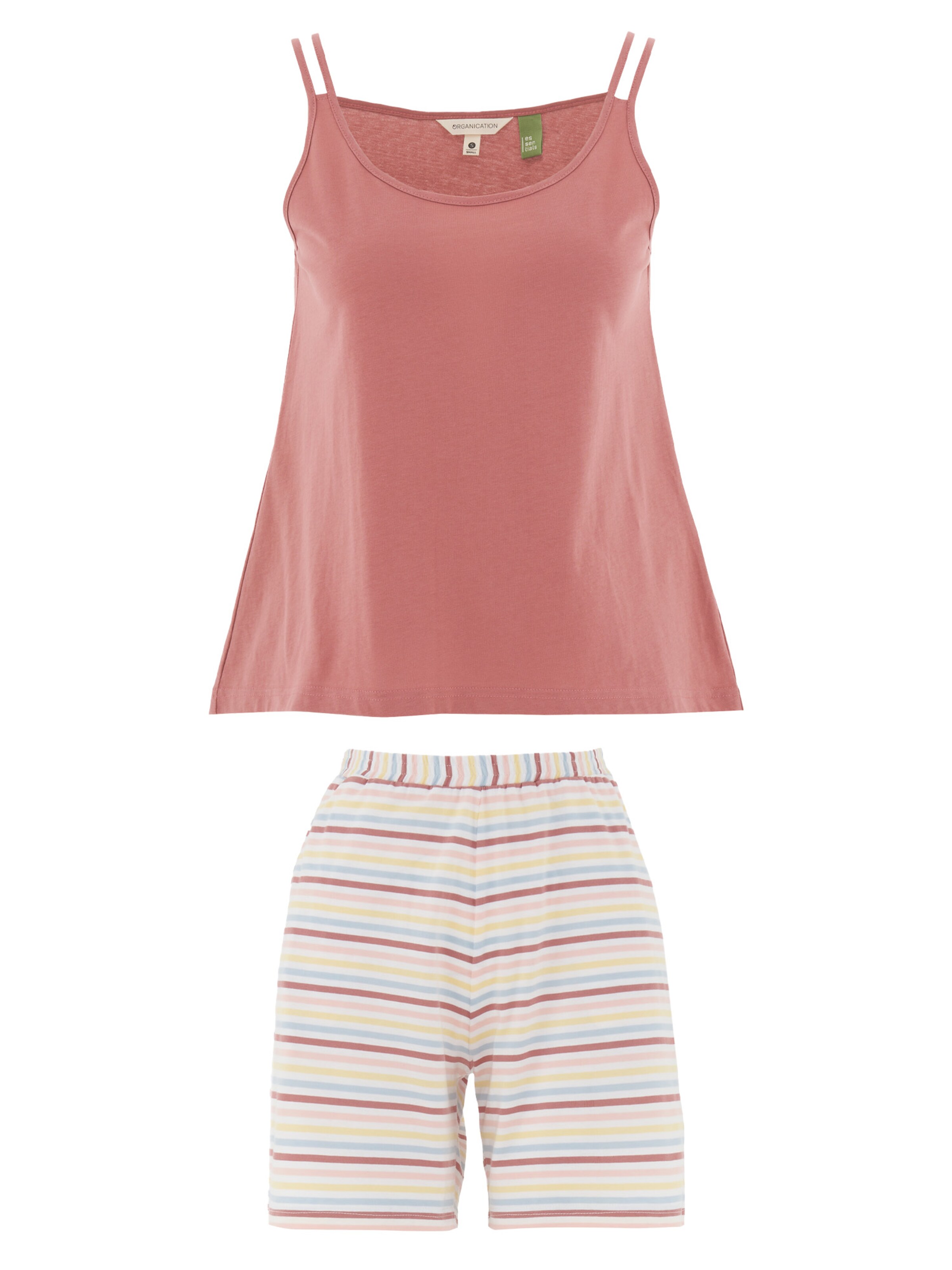 Organication Shorty in Pink: Vorderseite