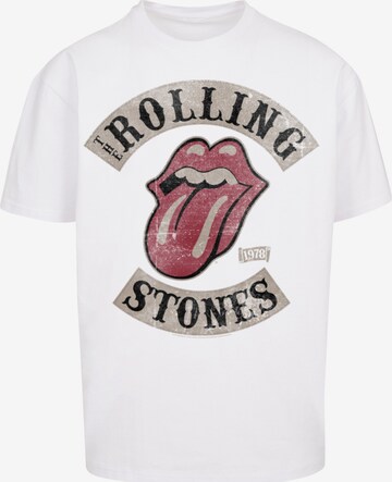 F4NT4STIC T-Shirt 'The Rolling Stones Tour '78 ' in Weiß: predná strana