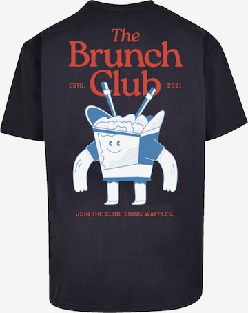F4NT4STIC T-Shirt 'The Brunch Club' in Blau: Vorderseite