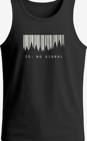 Neverless Shirt 'No Signal' in Schwarz: Vorderseite