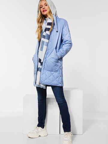 STREET ONE Between-Seasons Coat in Blue