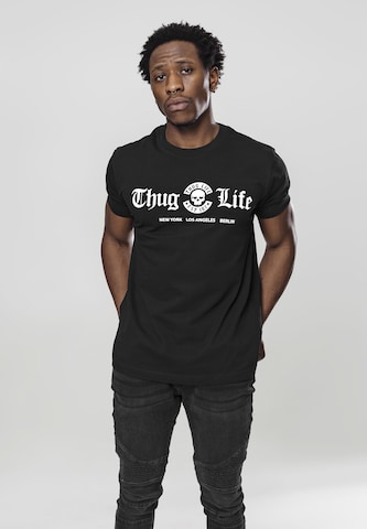 Mister Tee Shirt 'Thug Life Cities' in Black: front