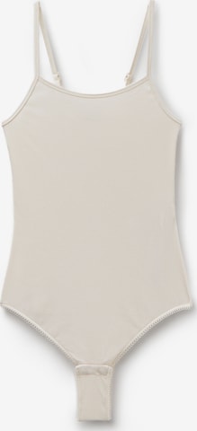 Tezenis Bodysuit 'Cotton Cutie' in White: front