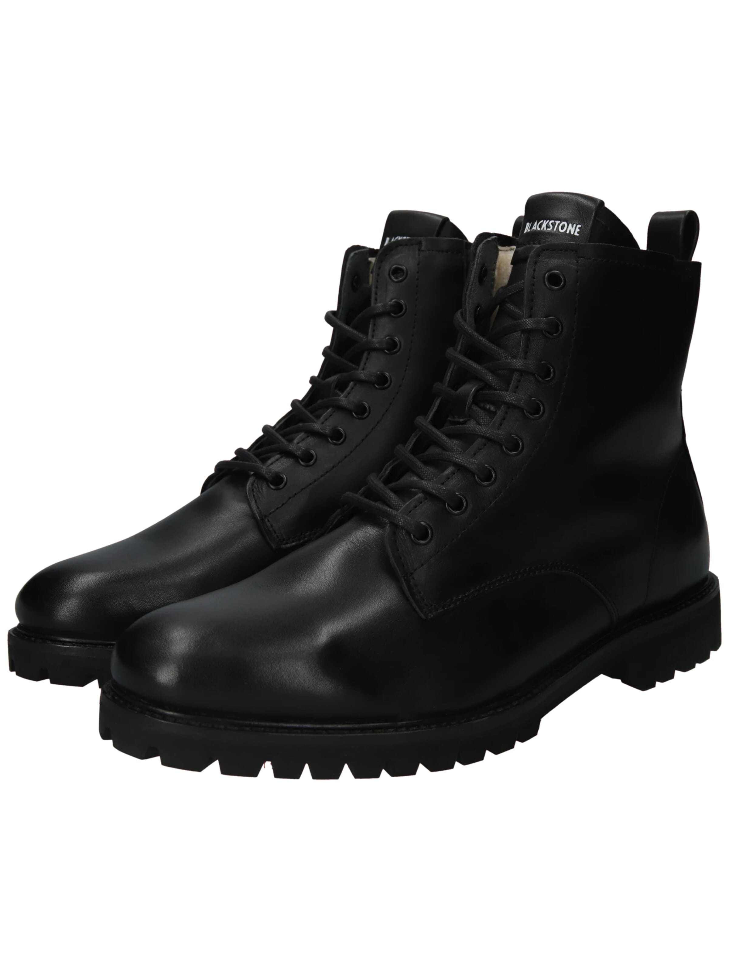 Boots stringati 'JAXON' di BLACKSTONE in nero