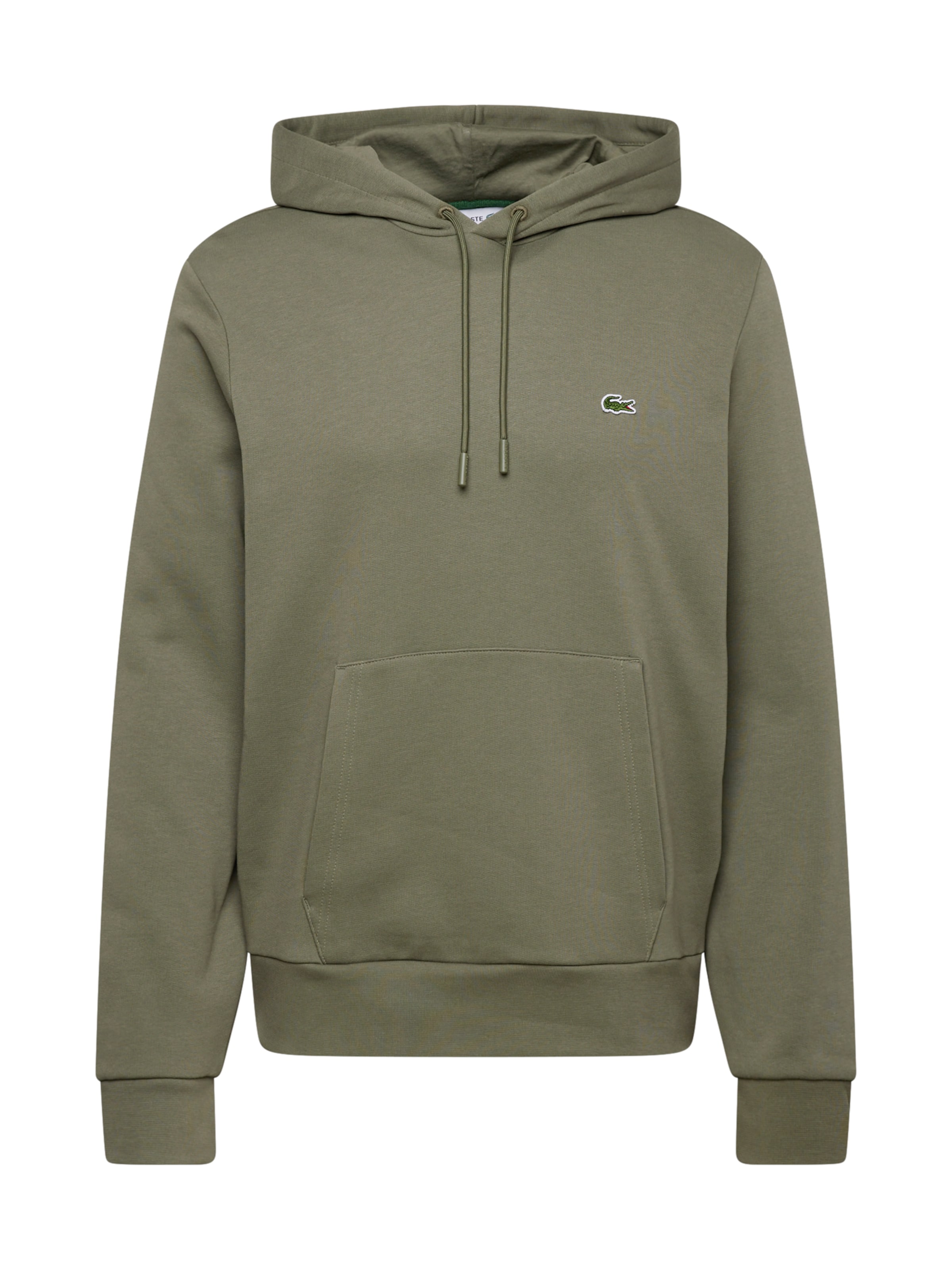 Bluză de molton de la LACOSTE pe verde: față