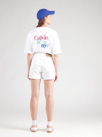 regular Jeans '90s' di Calvin Klein Jeans in bianco
