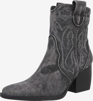 Ital-Design Cowboy Boots in Black: front