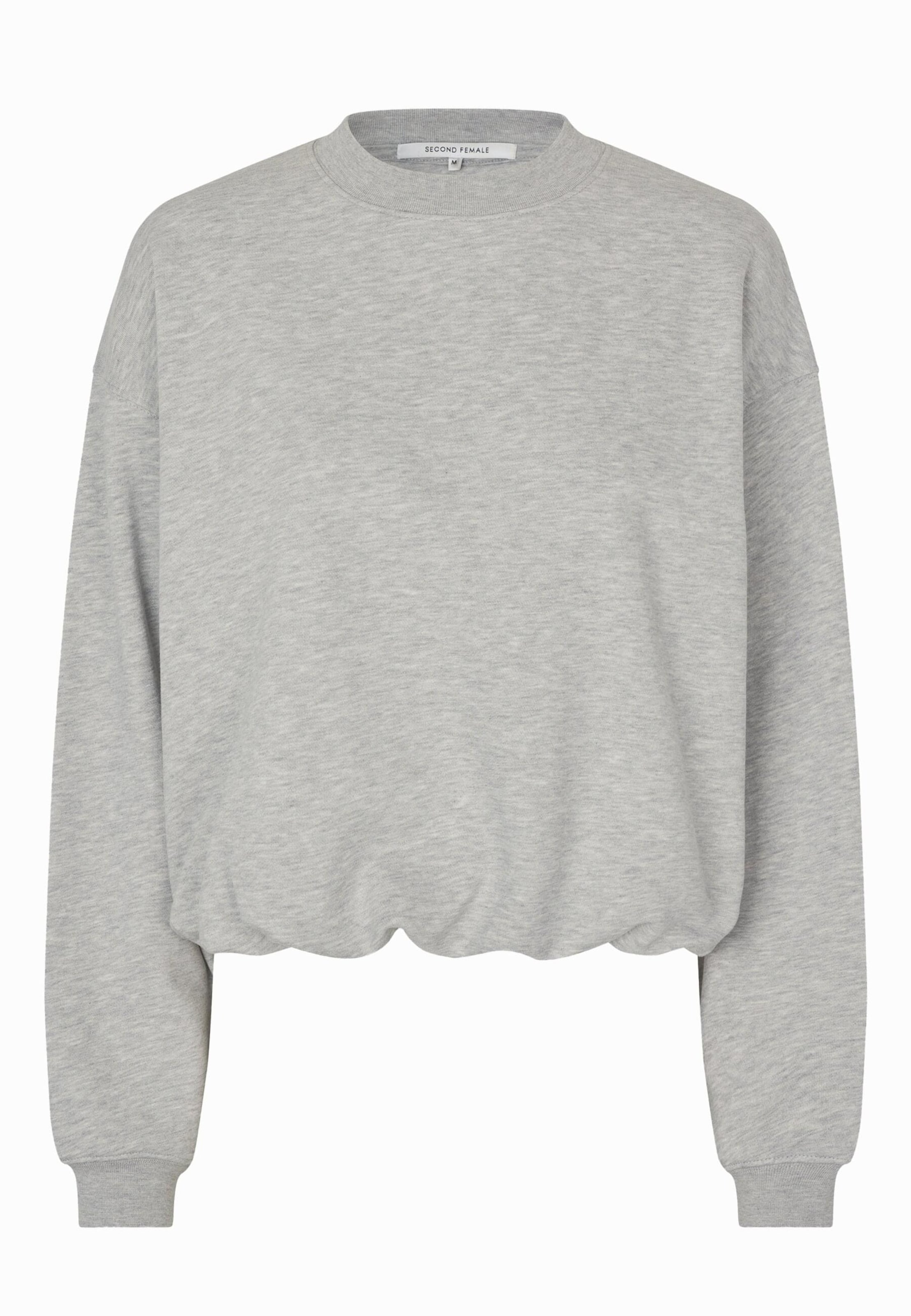 SECOND FEMALE Sweatshirt 'Abadell' in Grau: Vorderseite