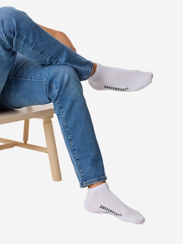 SWEDEMOUNT - Calcetines invisibles en blanco