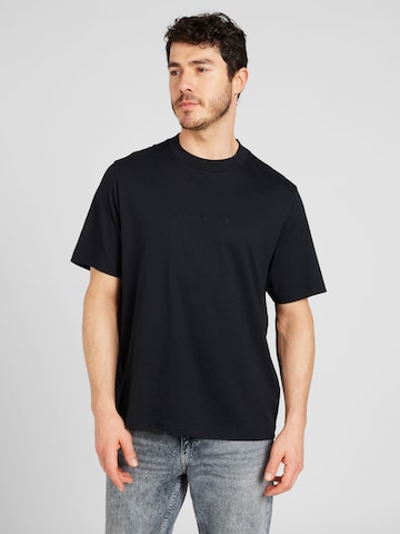 Abercrombie & Fitch - Camiseta en negro: frente