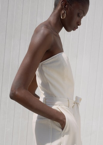 MANGO Jumpsuit 'Cally' in Weiß