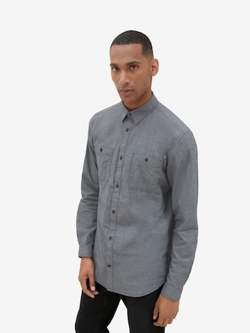 Coupe regular Chemise TOM TAILOR en bleu