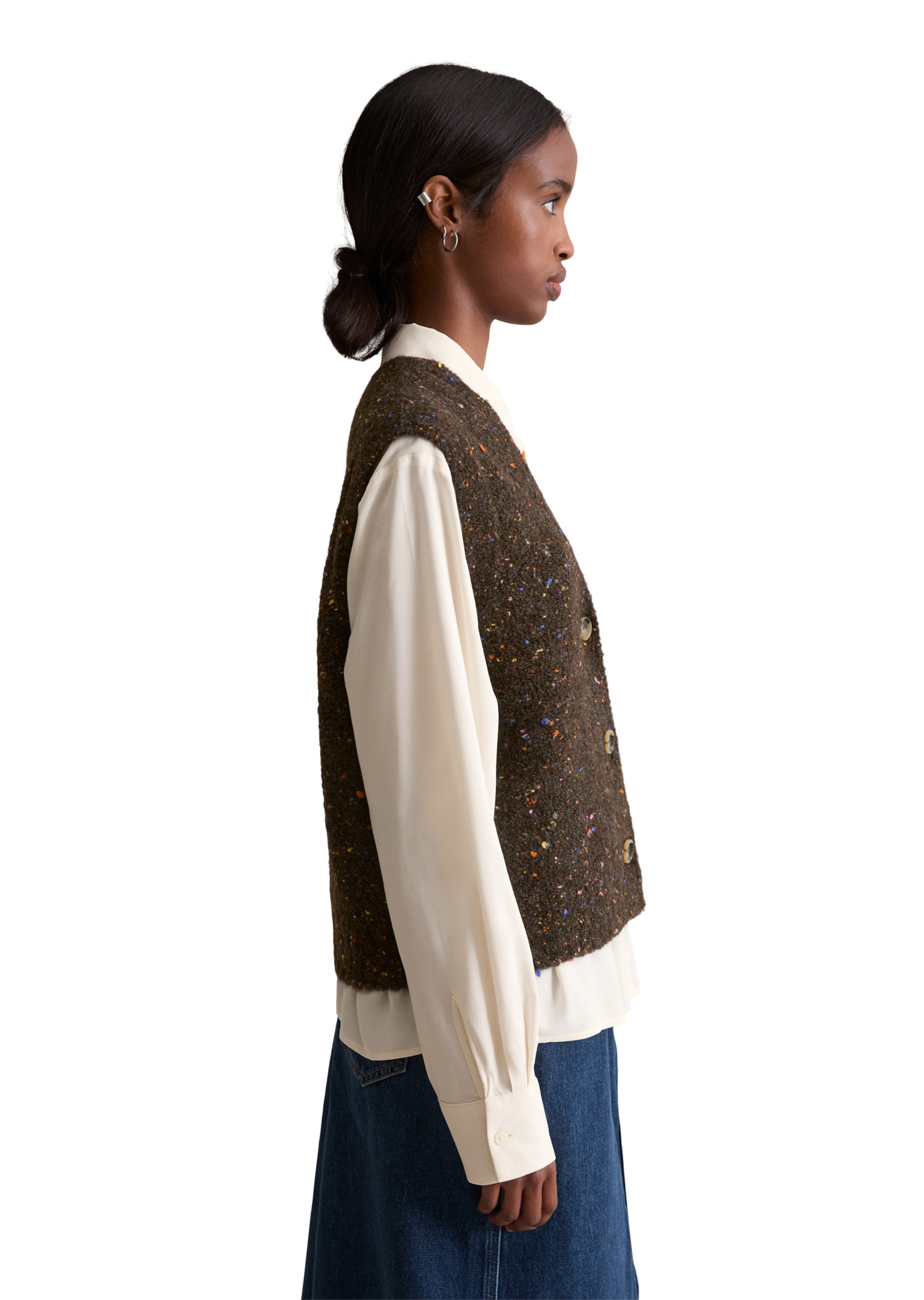 Cardigan Marc O'Polo DENIM en marron