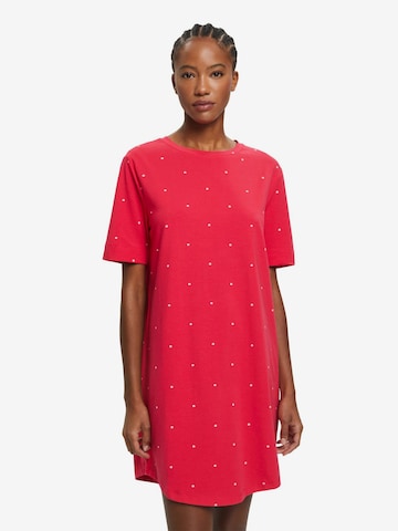 ESPRIT - Camisola de pijama em vermelho: frente