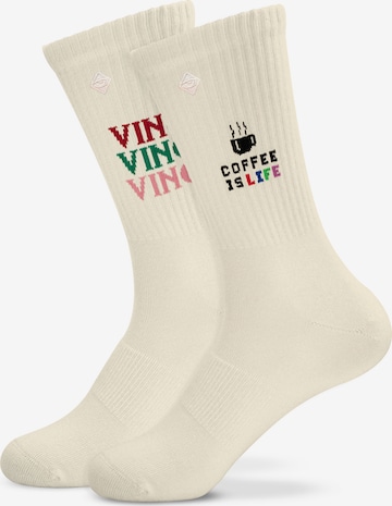 Chaussettes J.Clay en beige : devant