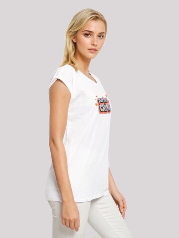 F4NT4STIC T-Shirt 'Partner In Crime Valentinstag' in Weiß