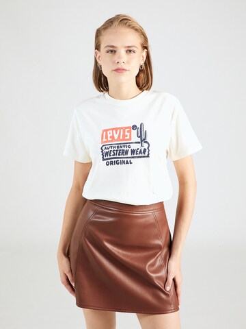 LEVI'S ® Тениска 'Graphic Classic Tee' в бяло: отпред