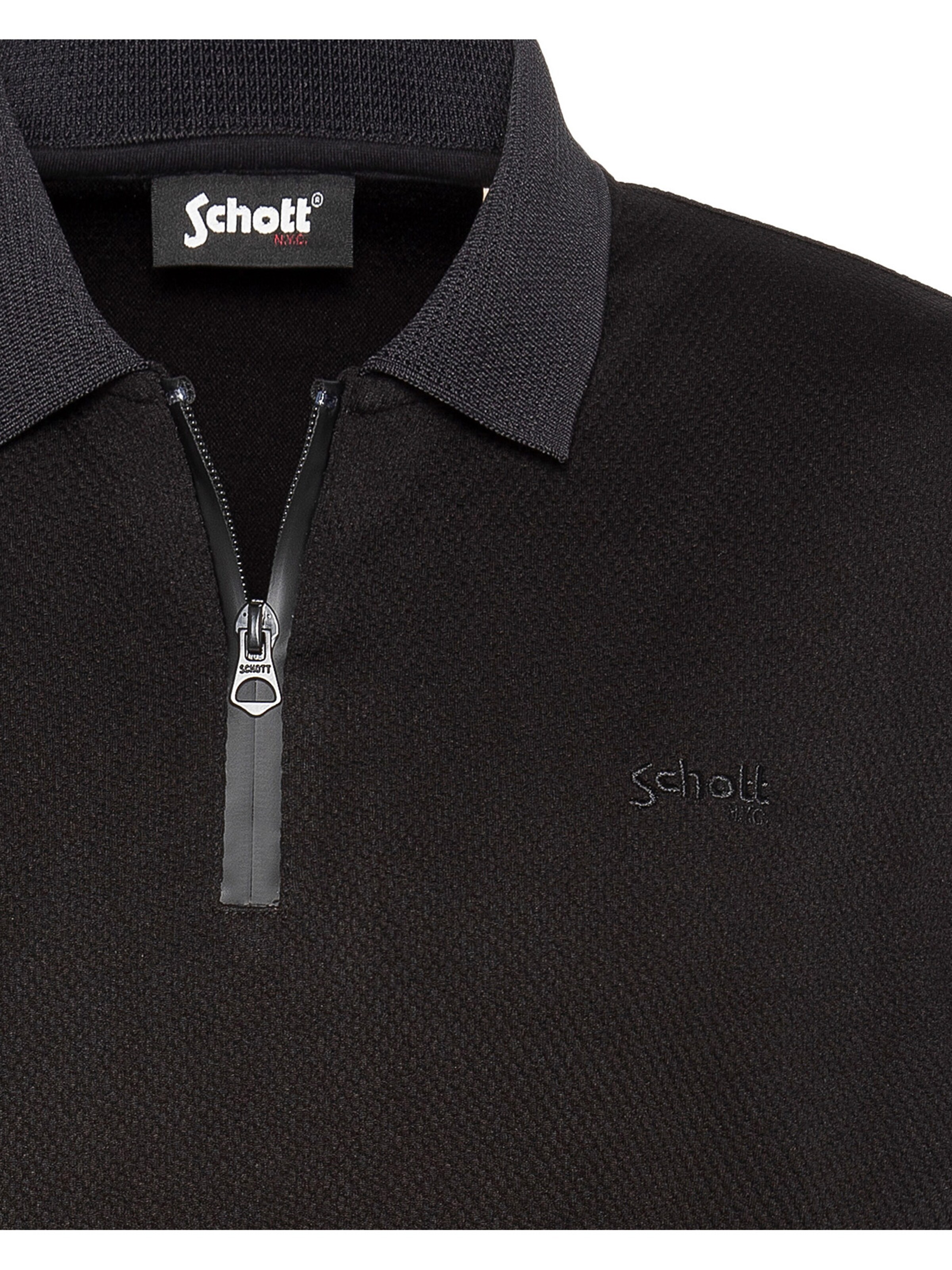 Schott NYC Shirt‌ in Schwarz