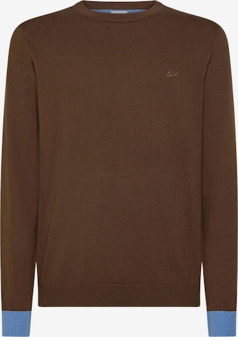 Pull-over 'K45143' SUN68 en marron : devant