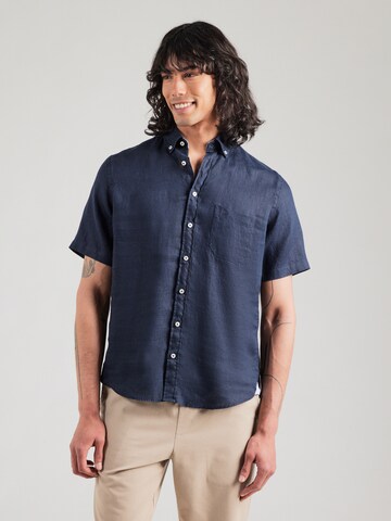 Coupe regular Chemise FYNCH-HATTON en bleu : devant