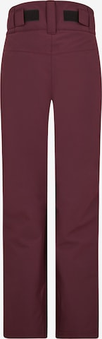 ZIENER Regular Workout Pants 'Alin' in Red