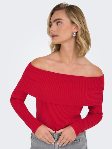 ONLY Trui 'ONLKatia' in Rood