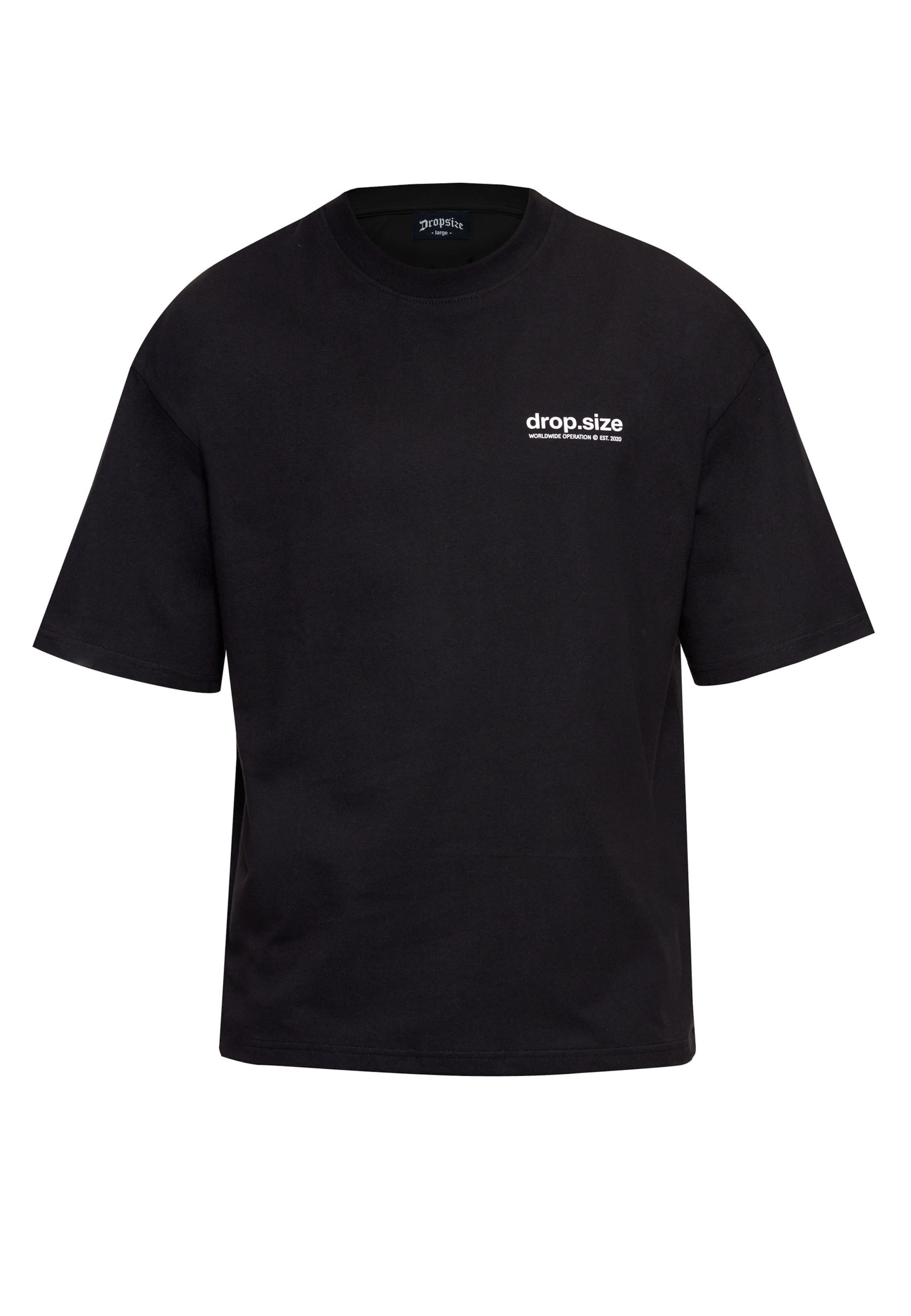 Dropsize Shirt in Black: front