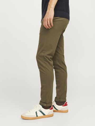 JACK & JONES Слим Брюки-чинос 'JPSTMarco JJFury' в Зеленый