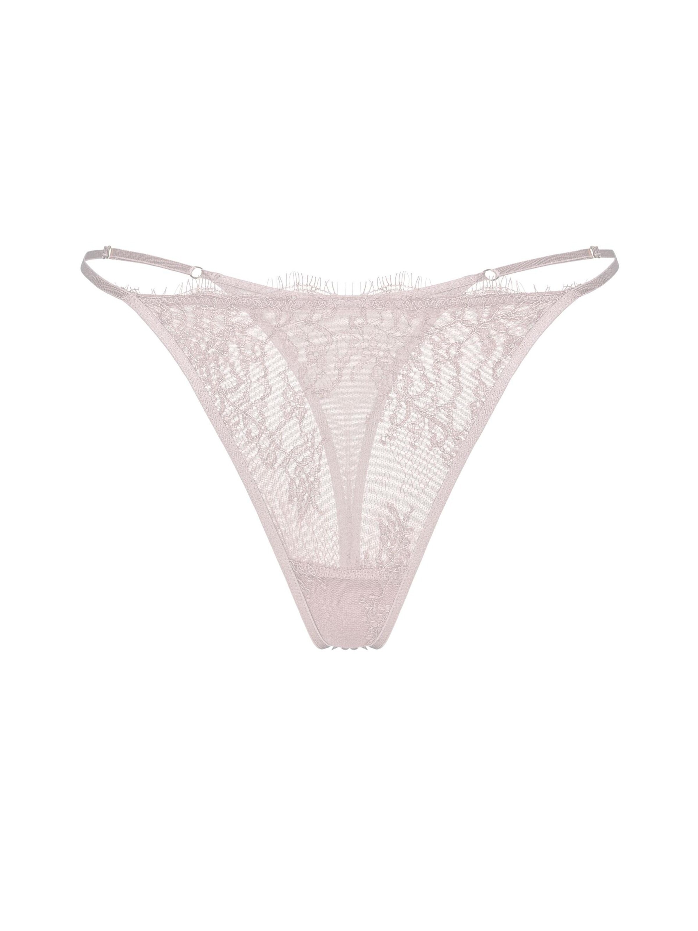 ESOTIQ Thong in Pink: front