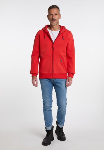 Schmuddelwedda Sweatvest in Rood