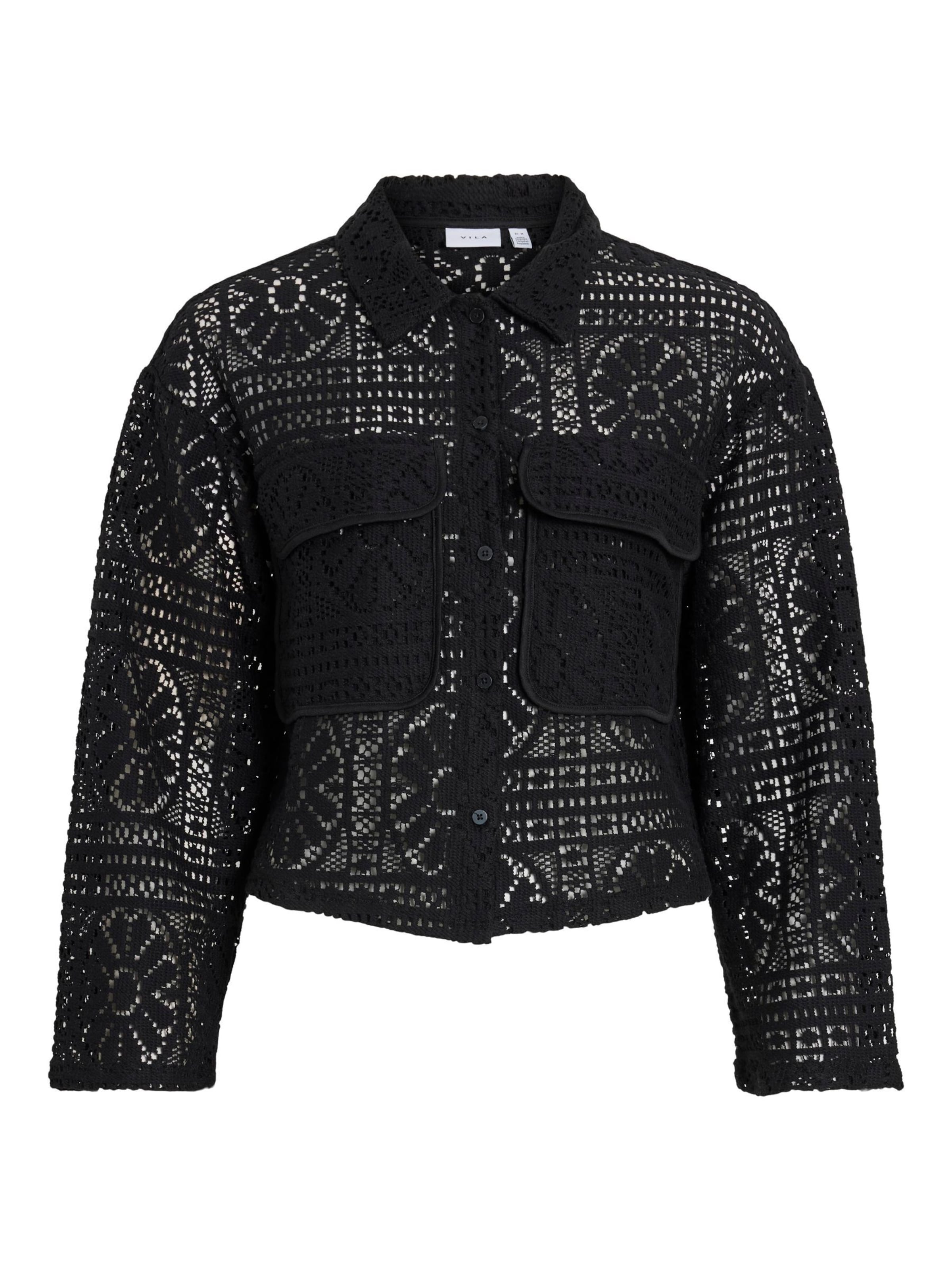 VILA Cardigan i sort, Produktvisning