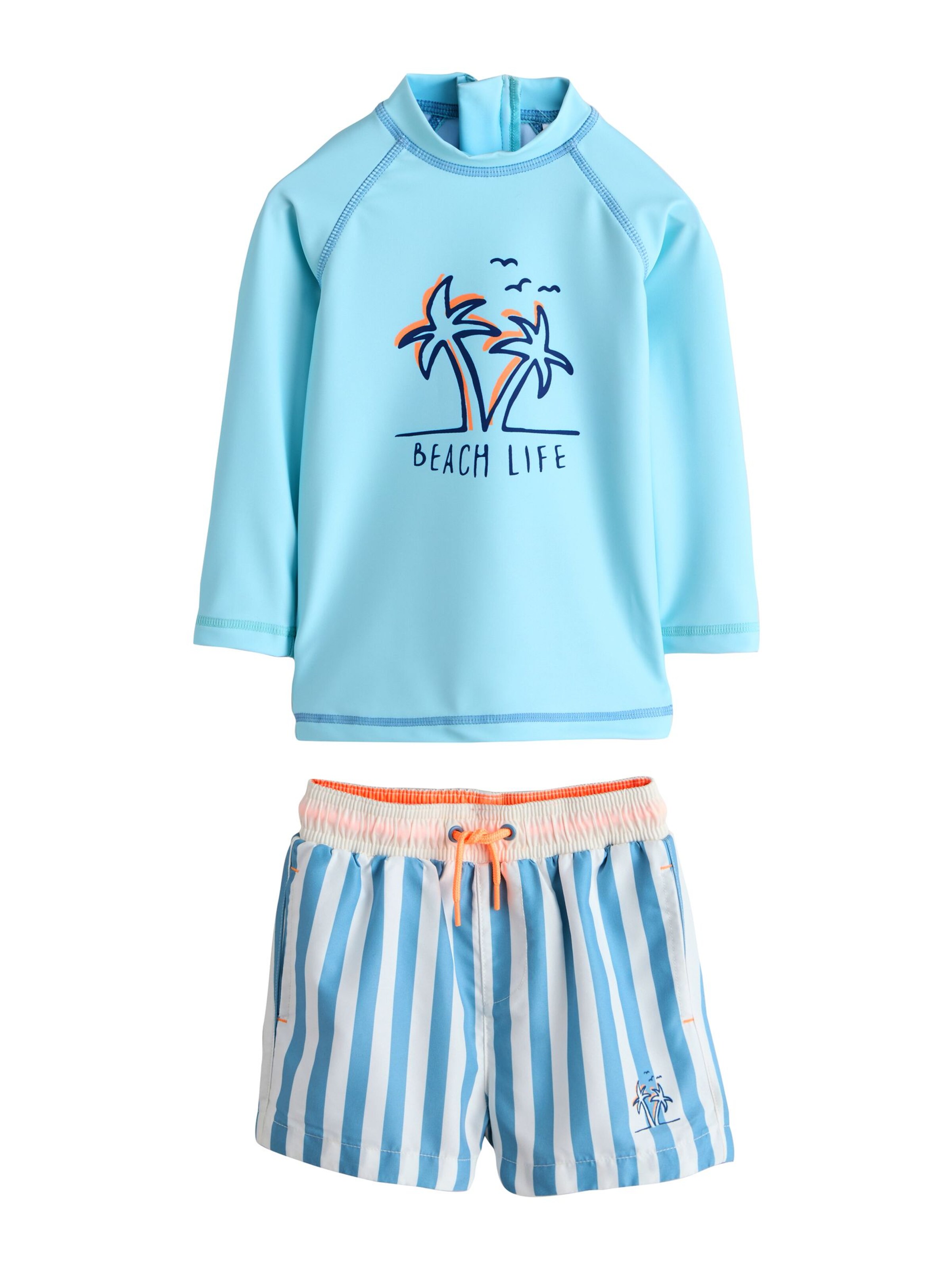 Next UV-beskyttelse i blå: forside