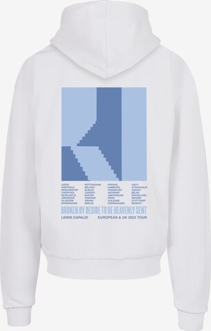 Sweat-shirt 'Lewis Capaldi - Tour Grabsheet 2' Merchcode en blanc