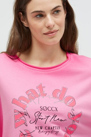 Soccx Sweatshirt in Red
