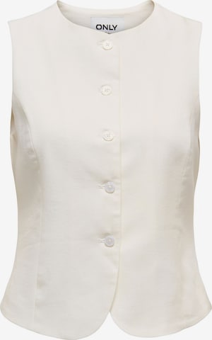 Gilet de costume 'ONLGoa' ONLY en blanc : devant
