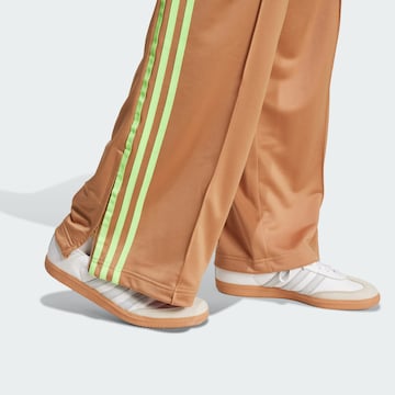 Wide Leg Pantalon 'Adicolor Classic Firebird' ADIDAS ORIGINALS en marron