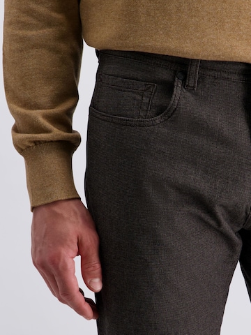 PIERRE CARDIN Tapered Chino Pants in Brown