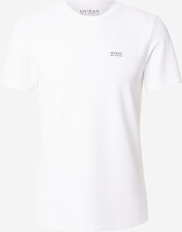 GUESS - Camiseta en blanco: frente