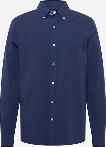ECOALF Button Up Shirt 'ANTEJ' in Blue: front
