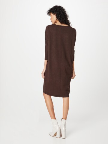 SAINT TROPEZ Knitted dress 'Mila' in Brown