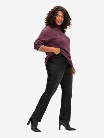 SHEEGO Regular Jeans in Black