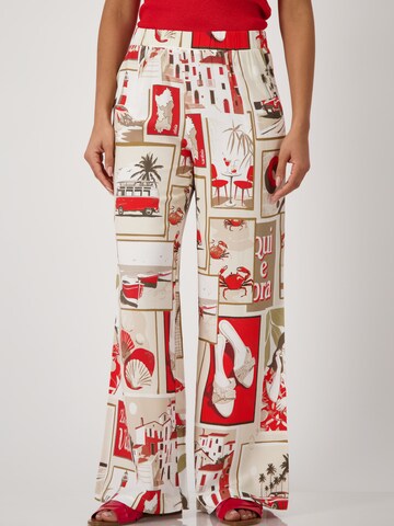 Wide Leg Pantalon monari en vert : devant