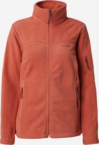 COLUMBIA Functionele fleece jas 'Fast Trek II' in Oranje: voorkant
