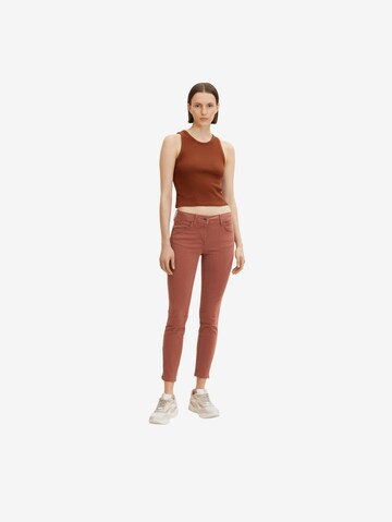 TOM TAILOR Skinny Jeans 'Alexa' in Rot