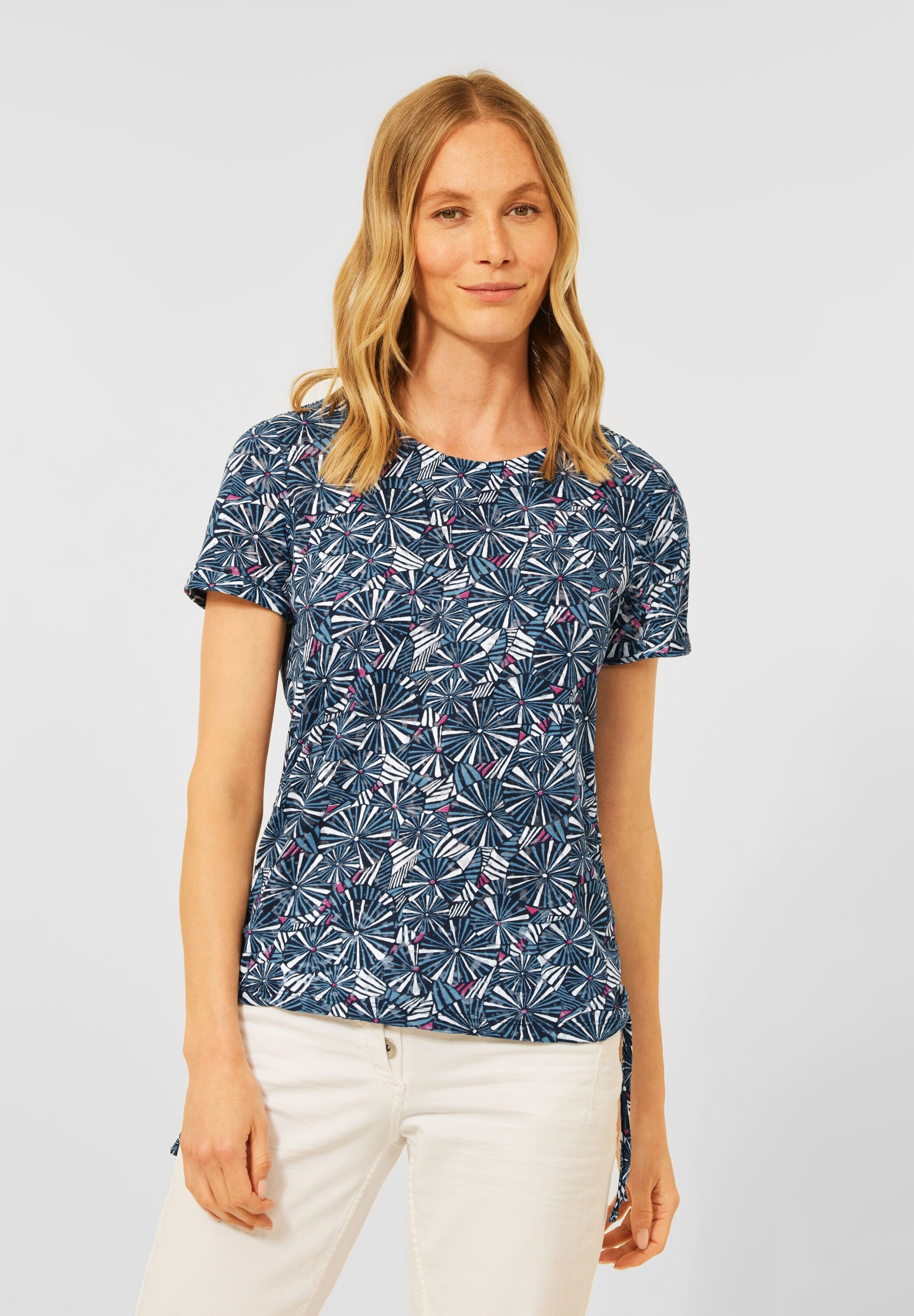 Frauen Shirts & Tops CECIL Shirt in Blau, Nachtblau - SX16114