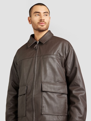 TOPMAN Between-season jacket in Brown