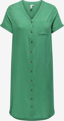 ONLY Carmakoma Shirt Dress in Green: front