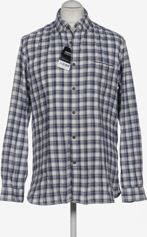 ESPRIT Button Up Shirt in L in Blue: front