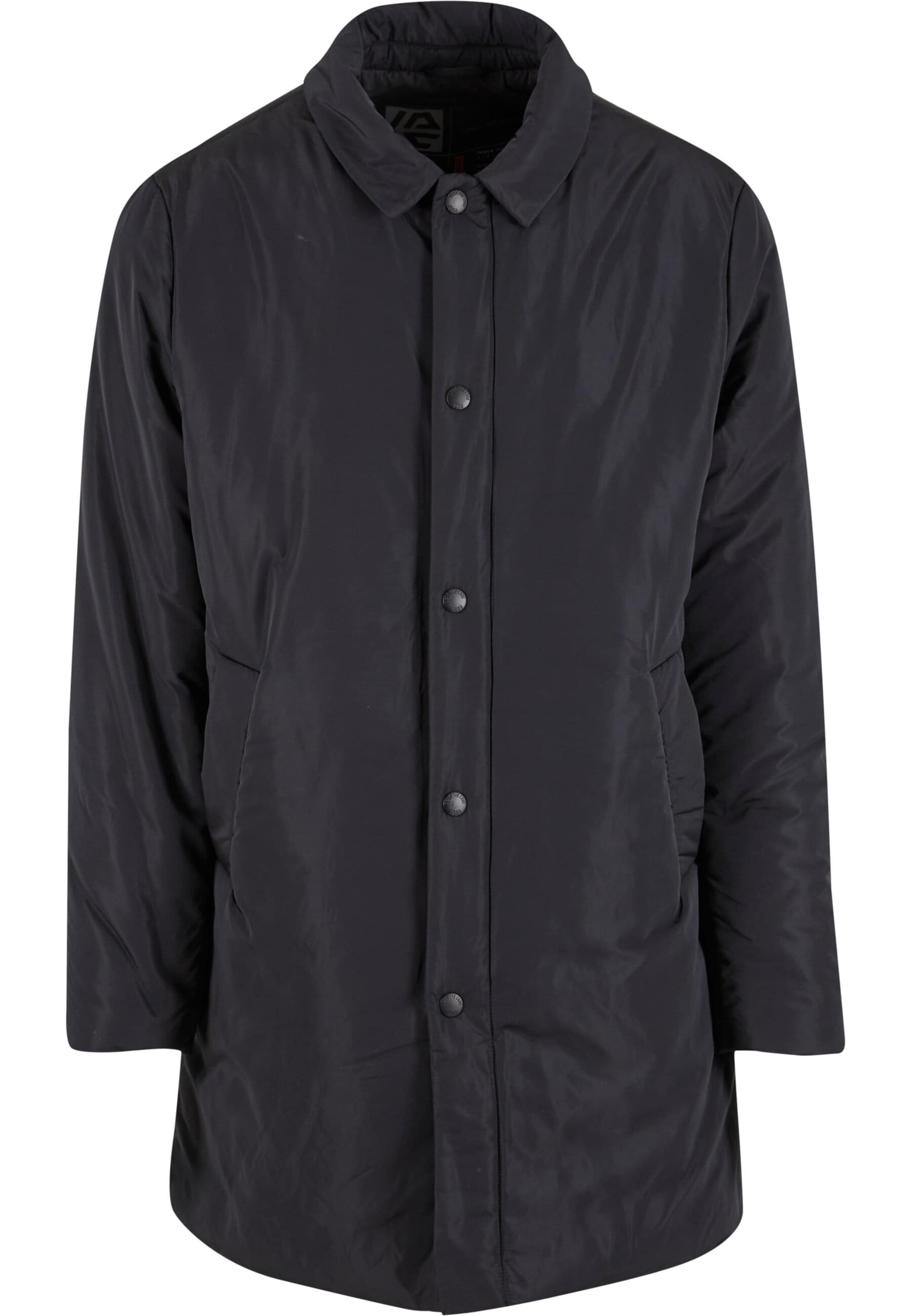 Cappotto di mezza stagione 'London' di INDICODE JEANS in nero: frontale