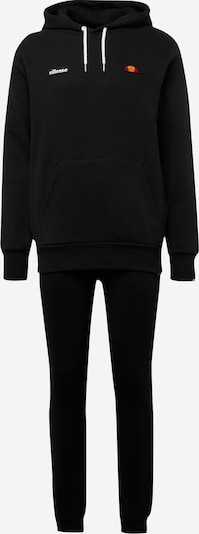 ELLESSE Jogging komplet 'Traccota' u narančasta / crna / bijela, Pregled proizvoda